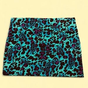 Y2K Body Central Cheetah Mini Skirt